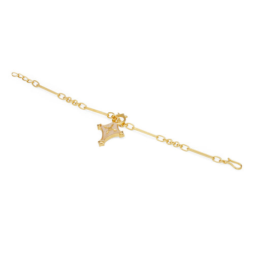 CRUZ BRACELET - DBJ International 22k Gold Plated