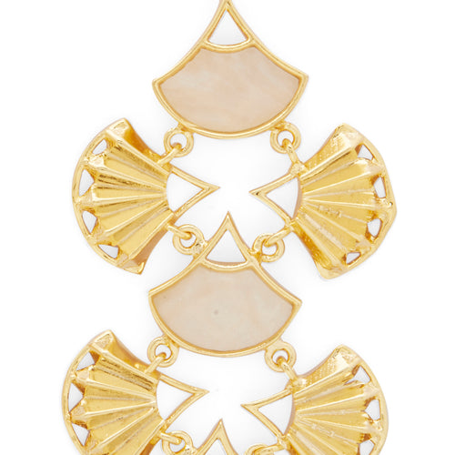 PANKHA EARRINGS - DBJ International 22k Gold Plated