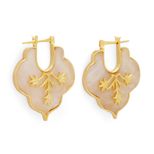 MOSAIC EARRINGS - DBJ International 22k Gold Plated