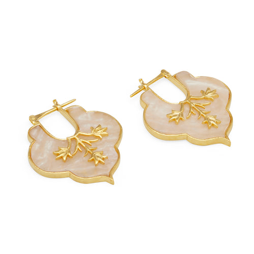MOSAIC EARRINGS - DBJ International 22k Gold Plated