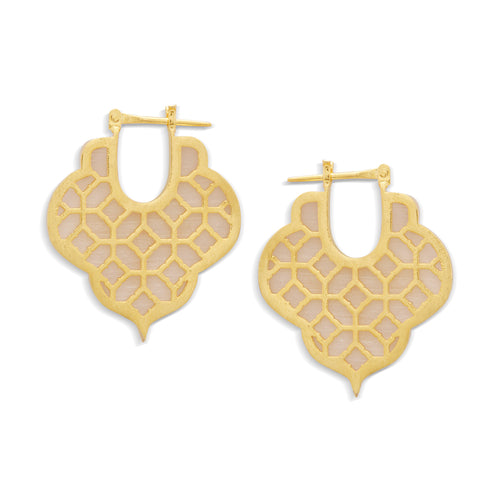 MOSAIC EARRINGS - DBJ International 22k Gold Plated