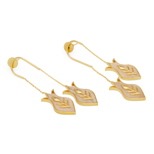 AMPHORA EARRINGS - DBJ International 22k Gold Plated