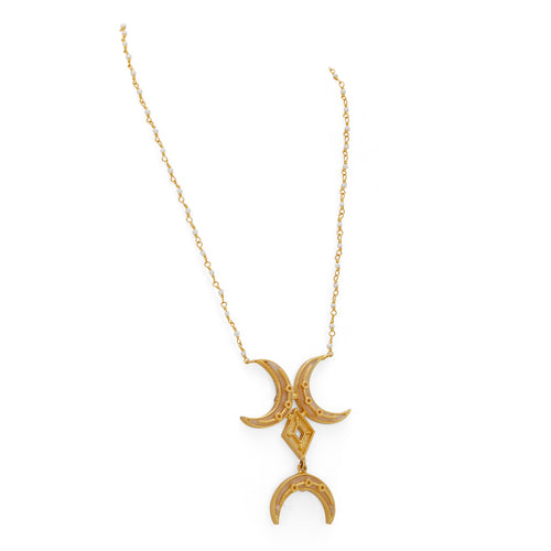 NOOR NECKLACE - DBJ International 22k Gold Plated