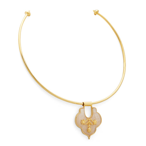 MOSAIC CHOKER - DBJ International 22k Gold Plated