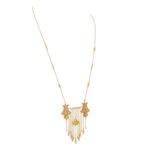 SERAI NECKLACE - DBJ International 22k Gold Plated