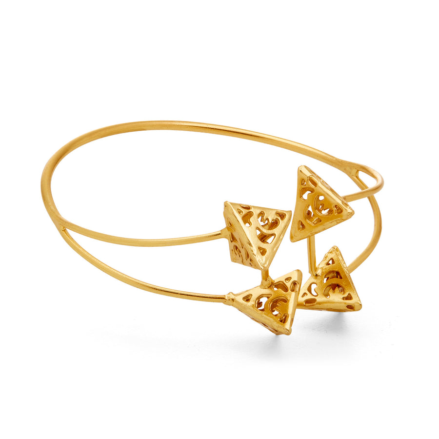 MEHR CUFF - DBJ International 22k Gold Plated / Adjustable