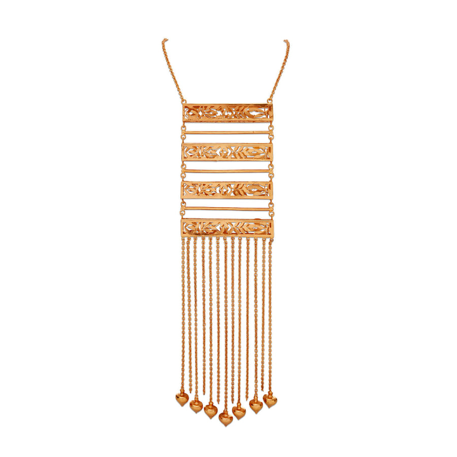 INAAYAT NECKLACE - DBJ International Antique Gold Plated