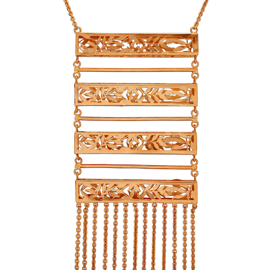 INAAYAT NECKLACE - DBJ International Antique Gold Plated