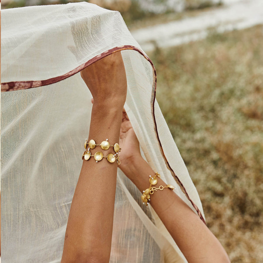 VITR BRACELET - DBJ International 22k Gold Plated / Adjustable