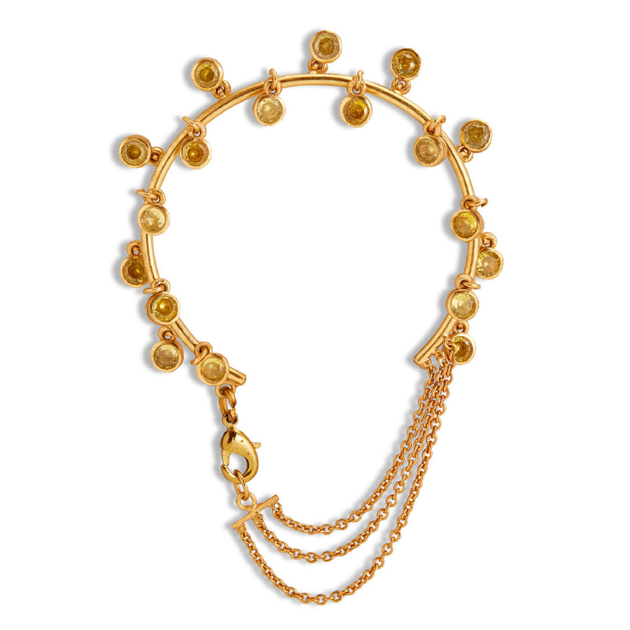 KANDI MINI BRACELET - DBJ International 22k Gold Plated / Adjustable