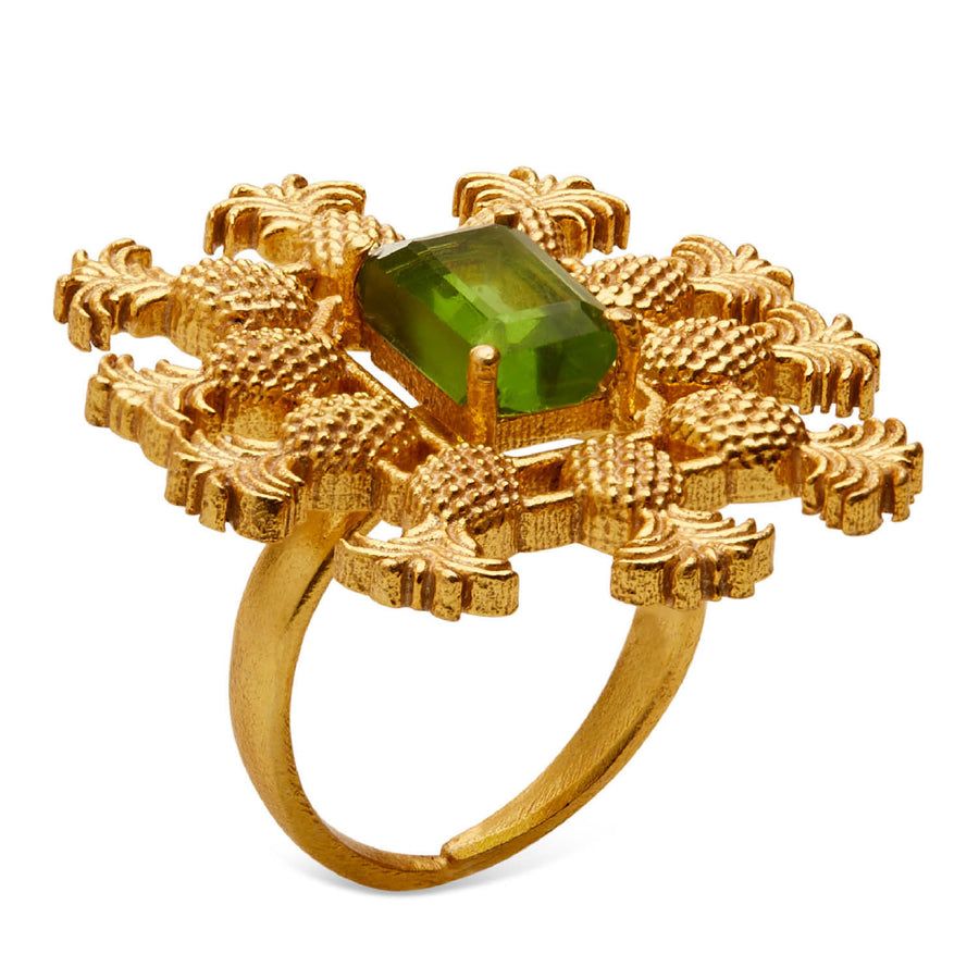 PINA RING - DBJ International 22k Gold Plated / Adjustable