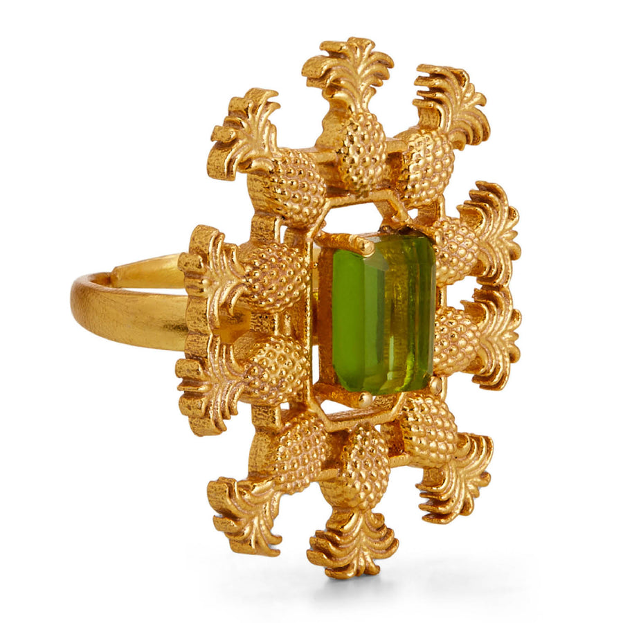 PINA RING - DBJ International 22k Gold Plated / Adjustable