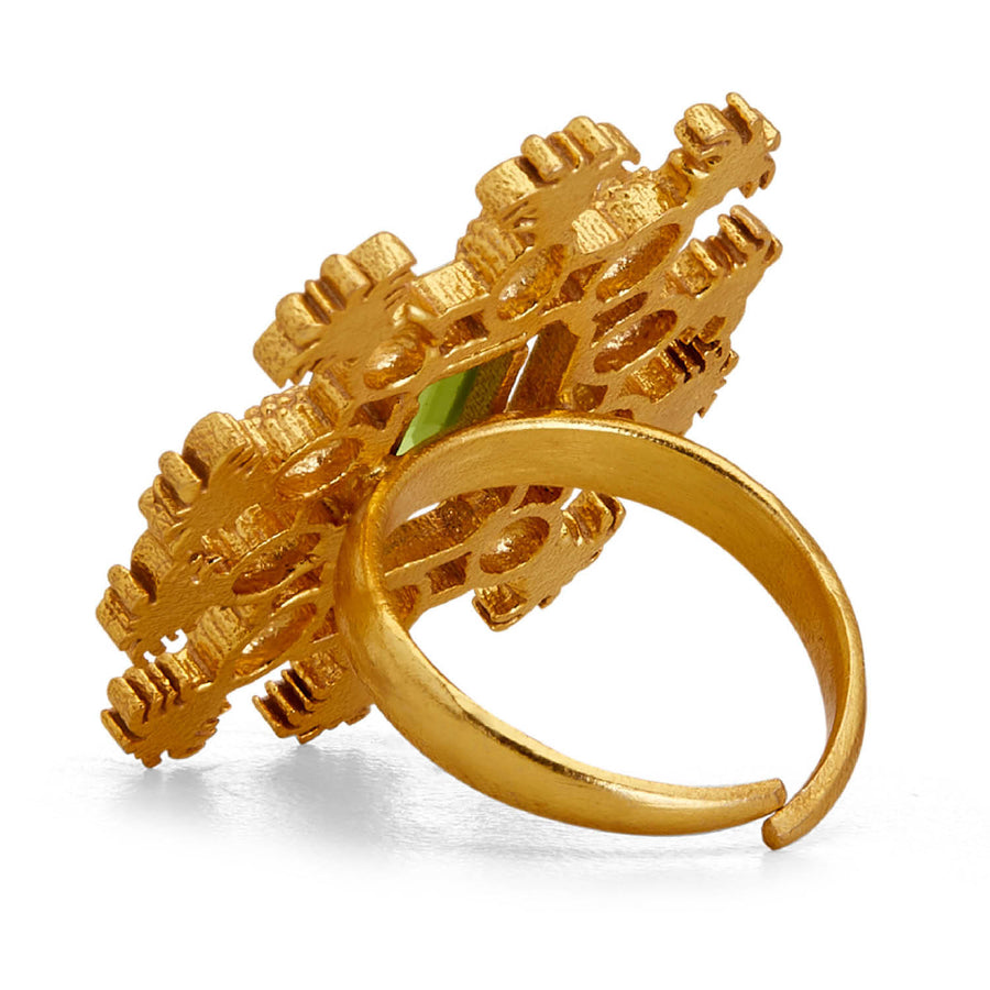 PINA RING - DBJ International 22k Gold Plated / Adjustable