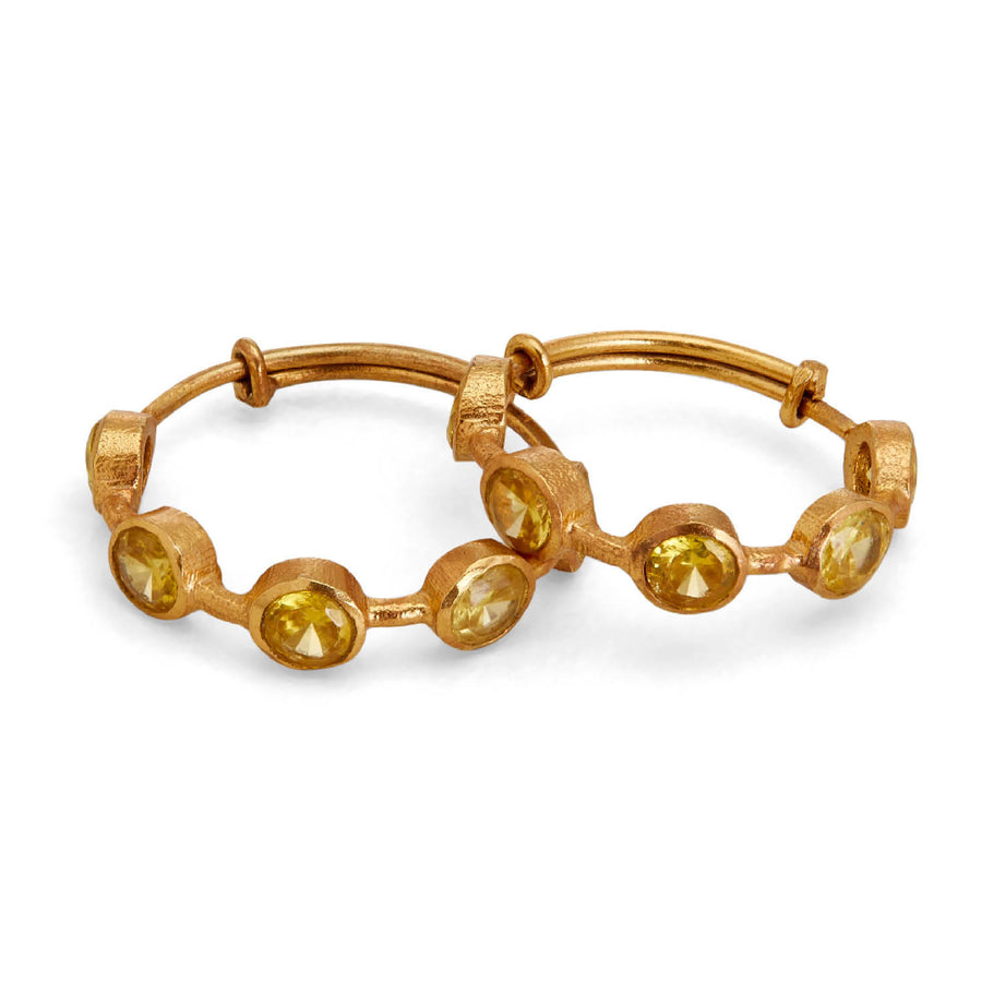 KANDI RING - DBJ International 22k Gold Plated / Adjustable