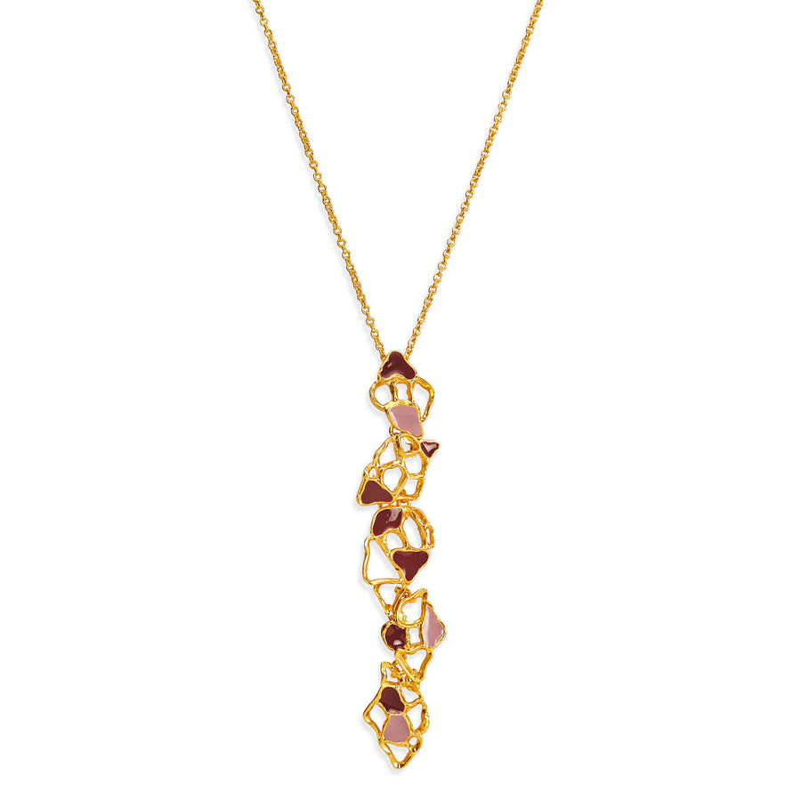 brass gaia necklace