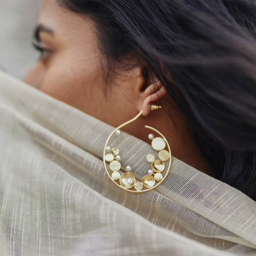 AERO HOOPS - DBJ International 22k Gold Plated