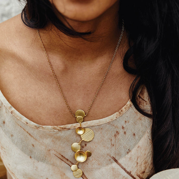 AEYA PENDANT - DBJ International 22k Gold Plated