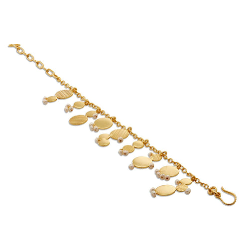 AFEFE CHARM BRACELET - DBJ International 22k Gold Plated / Adjustable