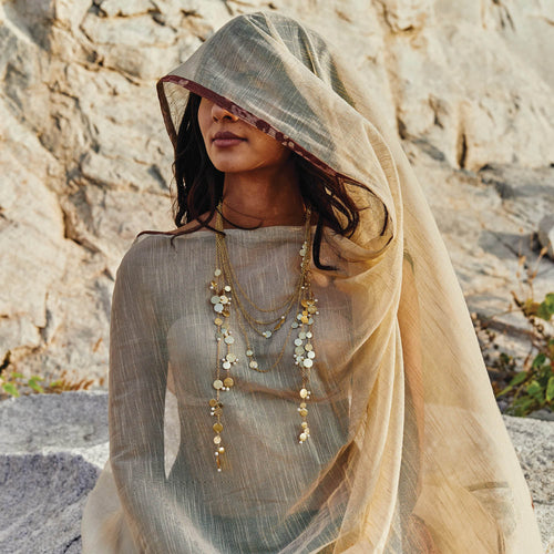 AIRE LAYERED NECKLACE - DBJ International 22k Gold Plated