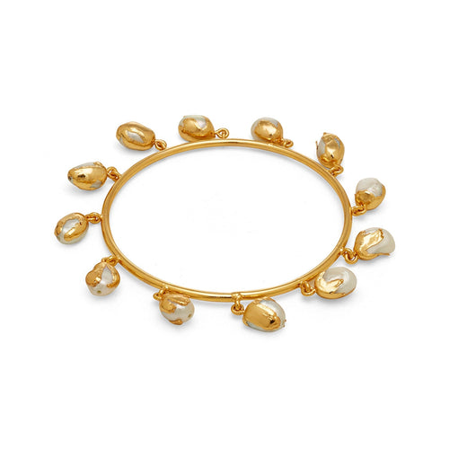 ASARA BANGLE - DBJ International 22k Gold Plated / 2.2