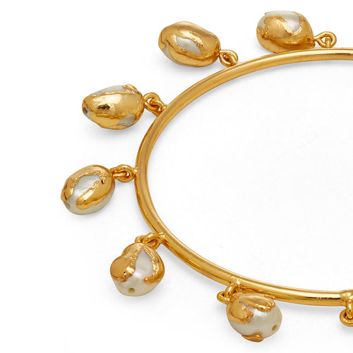 ASARA BANGLE - DBJ International 22k Gold Plated / 2.2