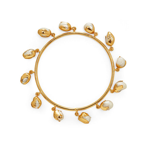 ASARA BANGLE - DBJ International 22k Gold Plated / 2.2