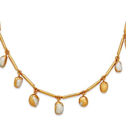 ASARA NECKLACE - DBJ International 22k Gold Plated