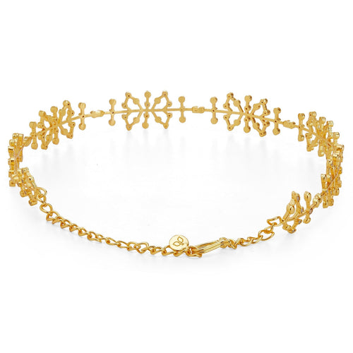 AURO CHOKER - DBJ International 22k Gold Plated