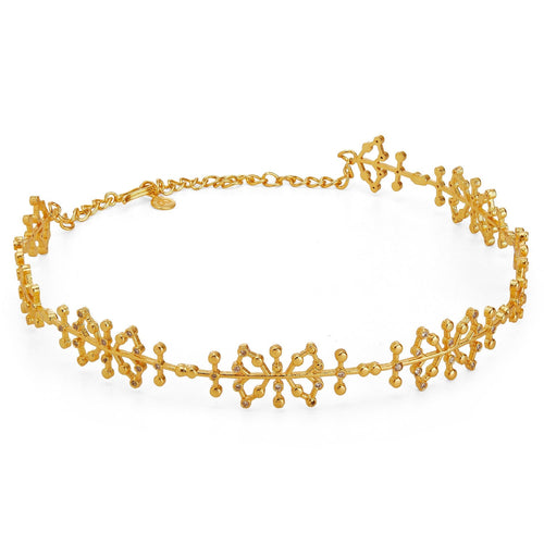 AURO CHOKER - DBJ International 22k Gold Plated