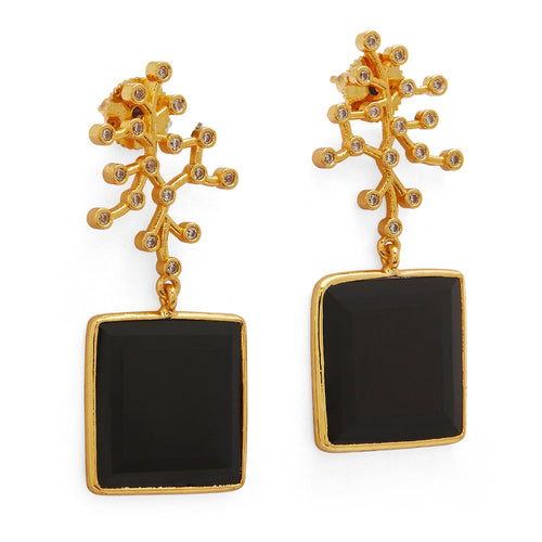BLANCO EARRINGS - DBJ International 22k Gold Plated