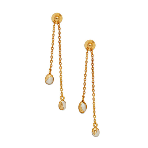 BOOND EARRINGS - DBJ International 22k Gold Plated