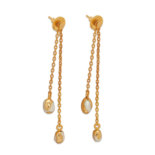 BOOND EARRINGS - DBJ International 22k Gold Plated