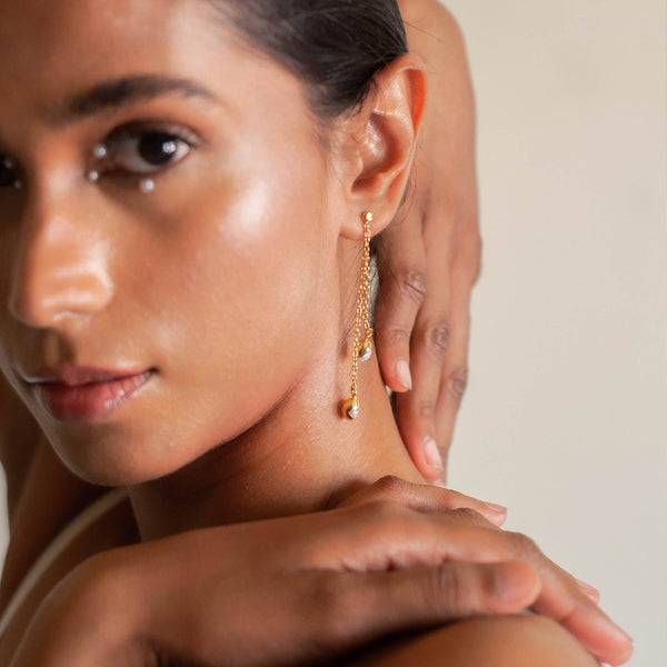 BOOND EARRINGS - DBJ International 22k Gold Plated