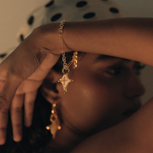 CRUZ BRACELET - DBJ International 22k Gold Plated