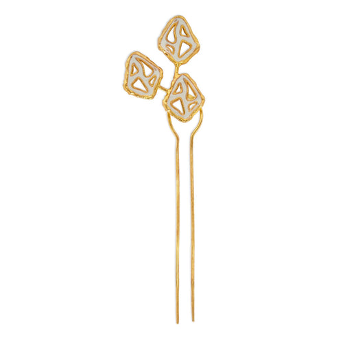 FARI HAIR PIN - DBJ International 22k Gold Plated
