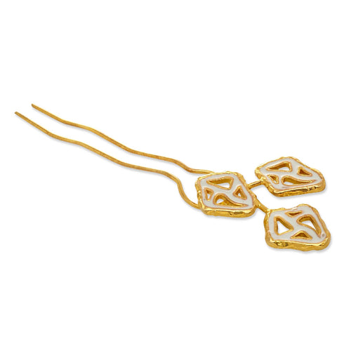 FARI HAIR PIN - DBJ International 22k Gold Plated