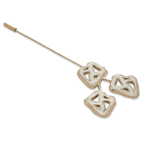 FARI POCKET PIN - DBJ International White Rhodium Plated