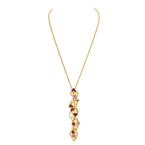 GAIA NECKLACE - DBJ International 22k Gold Plated