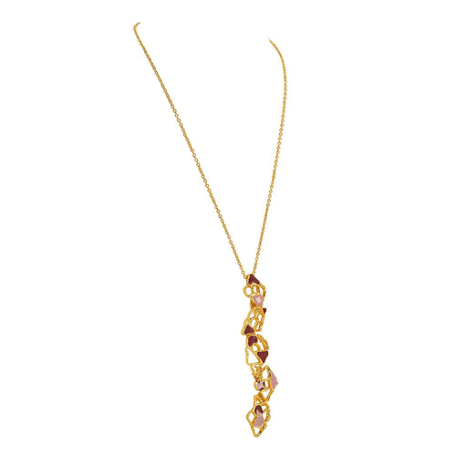GAIA NECKLACE - DBJ International 22k Gold Plated