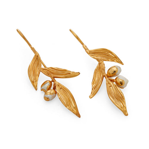 HAYA EARRINGS - DBJ International 22k Gold Plated