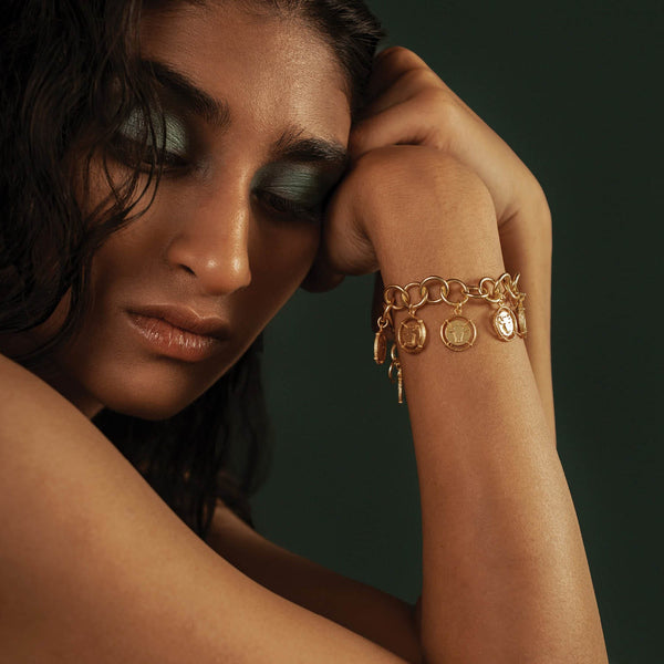 INKA BRACELET - DBJ International 22k Gold Plated / Adjustable