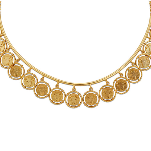 INKA COLLAR - DBJ International 22k Gold Plated