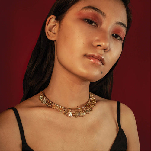 INKA COLLAR - DBJ International 22k Gold Plated