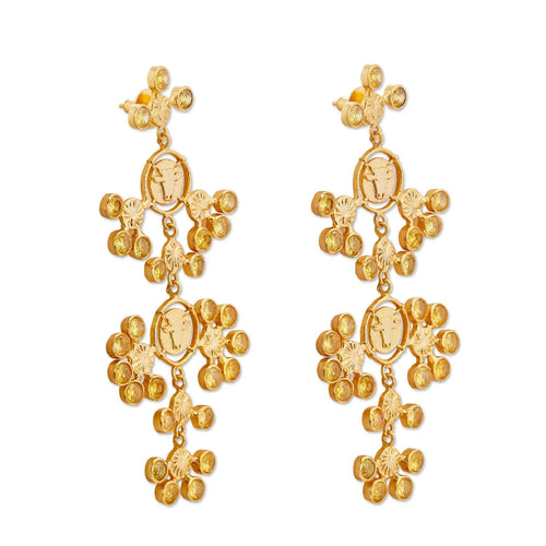 INKA MAXI CHANDELIERS - DBJ International 22k Gold Plated