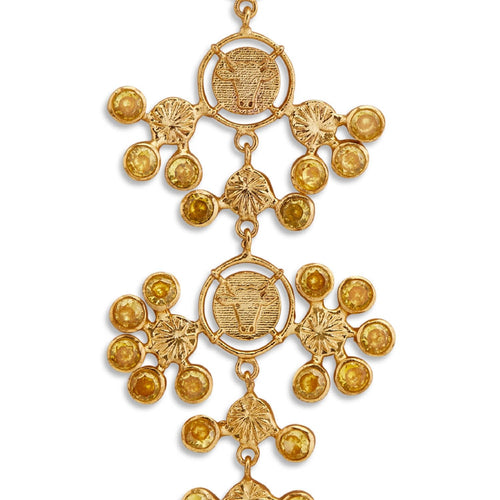 INKA MAXI CHANDELIERS - DBJ International 22k Gold Plated