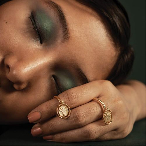 INKA MIDI RING - DBJ International 22k Gold Plated / Adjustable