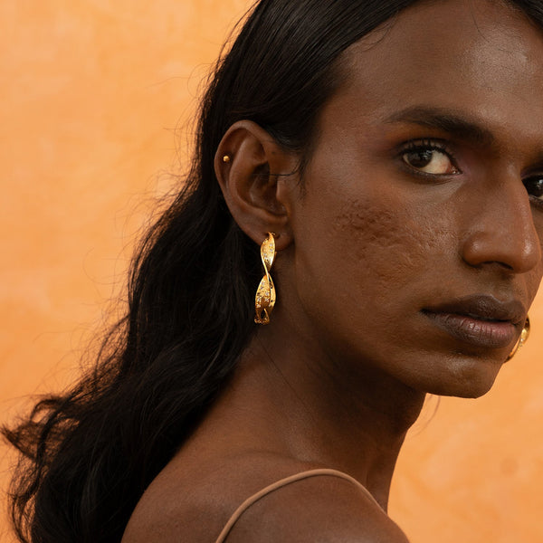 KALI HOOPS - DBJ International 22k Gold Plated
