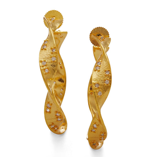 KALI HOOPS - DBJ International 22k Gold Plated