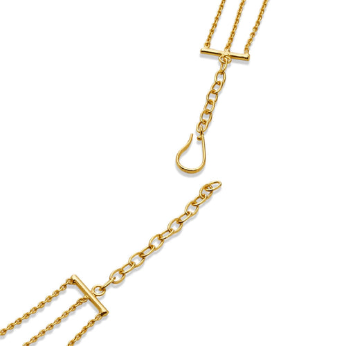 KAMEL NECKLACE - DBJ International 22k Gold Plated
