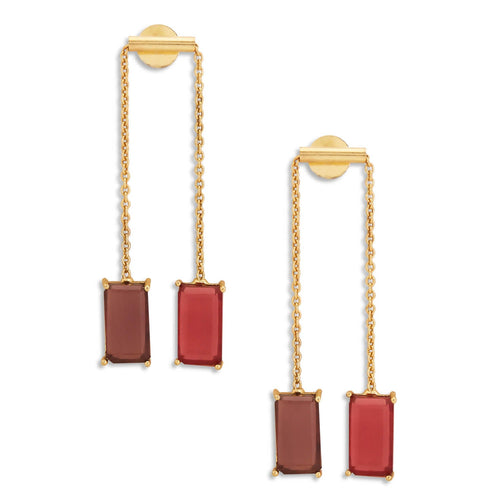 KANDI EARRINGS - DBJ International 22k Gold Plated
